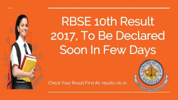 RBSE 10th Result 2017, To Be Declared Soon In Few Days