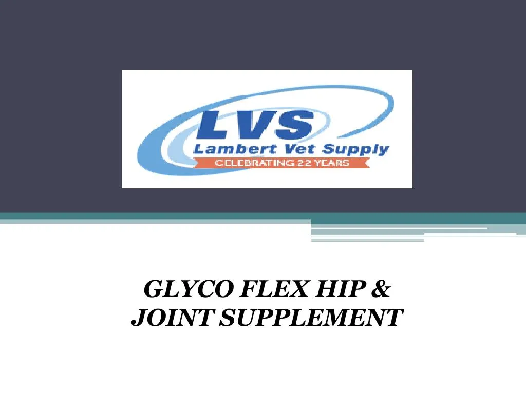 glyco flex hip joint supplement