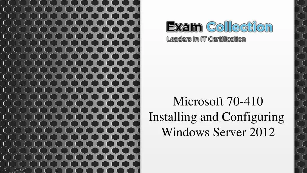 microsoft 70 410 installing and configuring
