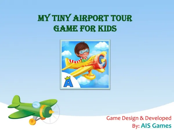 My Tiny Airport Tour Game for Kids