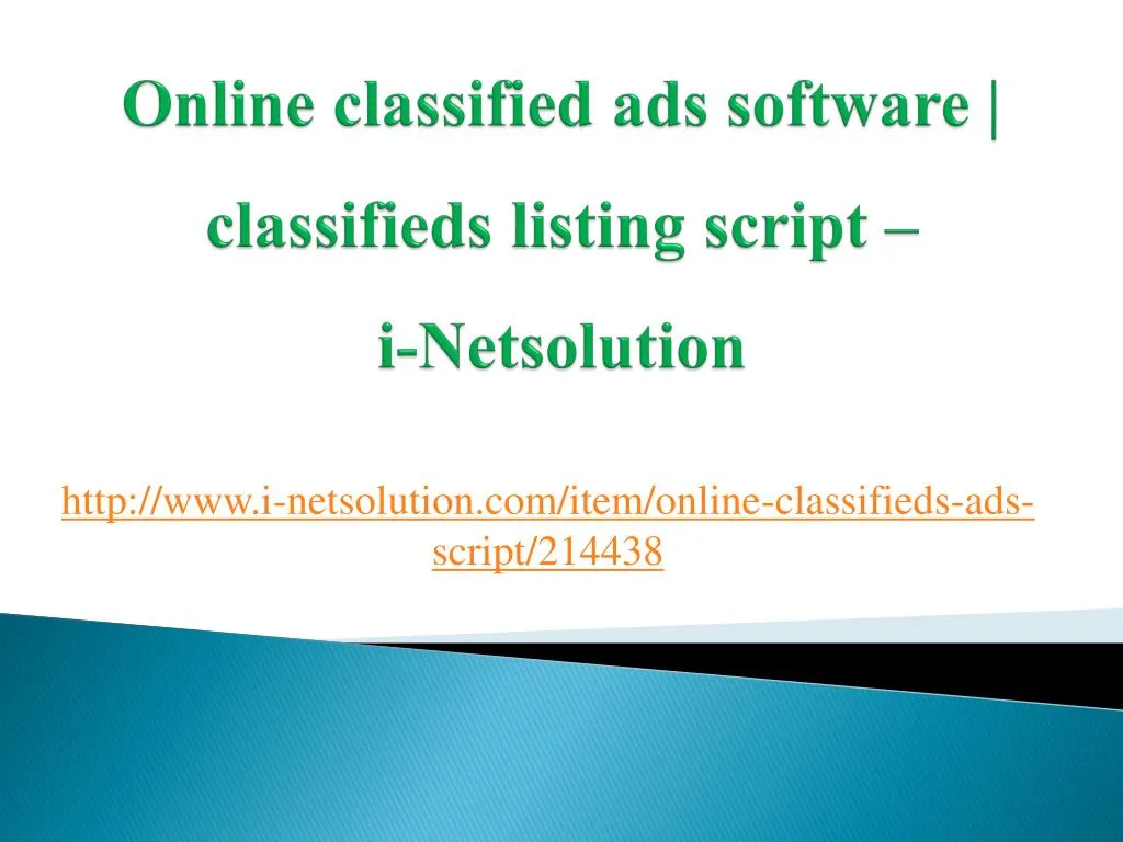 online classified ads software classifieds listing script i netsolution