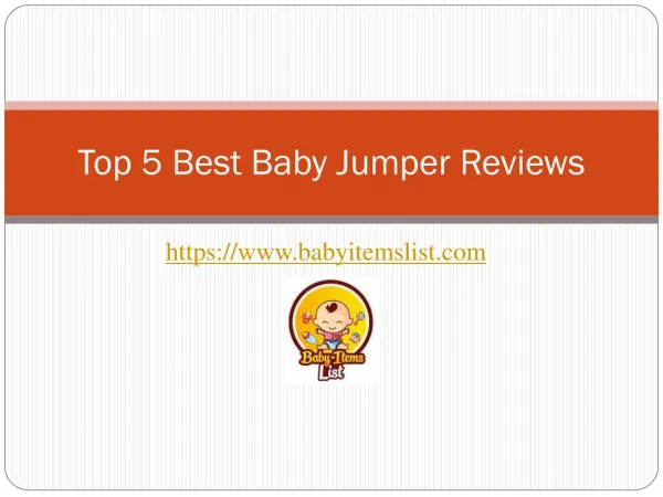 Top 5 Best Baby Jumper Reviews