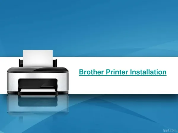 Brother Printer Installation without CD