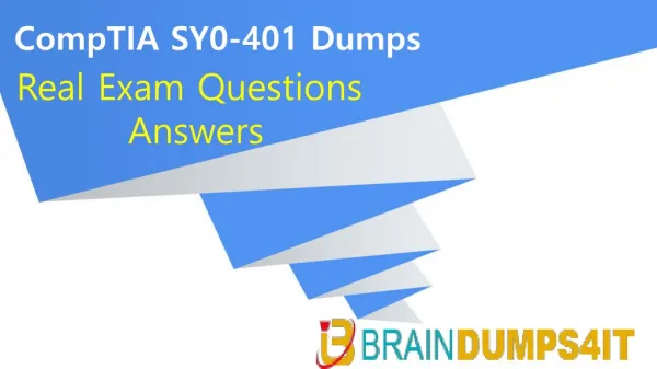 SY0-401 Braindumps