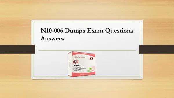 N10-006 Dumps