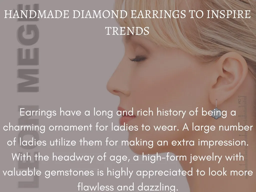handmade diamond earrings to inspire trends