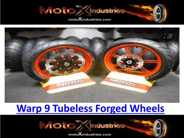 Warp 9 Tubeless Forged Wheels