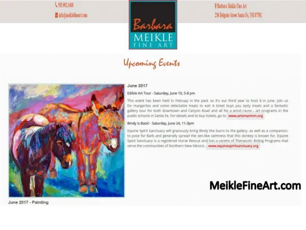 Meikle Fine Art Gallery Santa Fe