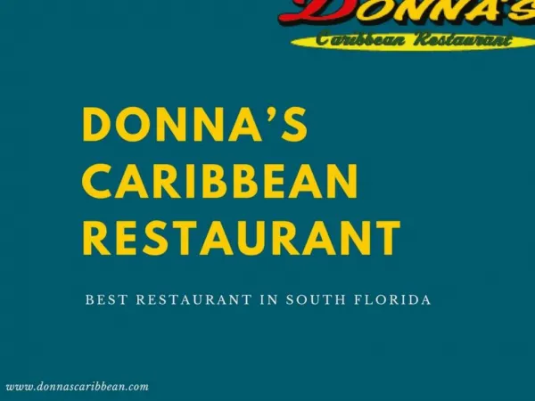 Jamaican Restaurants Near Me - Donna’s Caribbean Restaurant