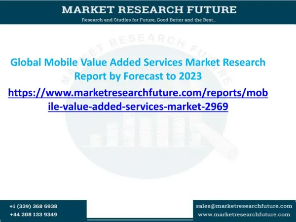 Global Mobile Value Added Services Market Research Report by Forecast to 2023