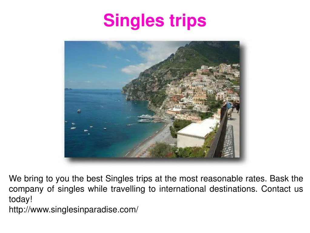 singles trips