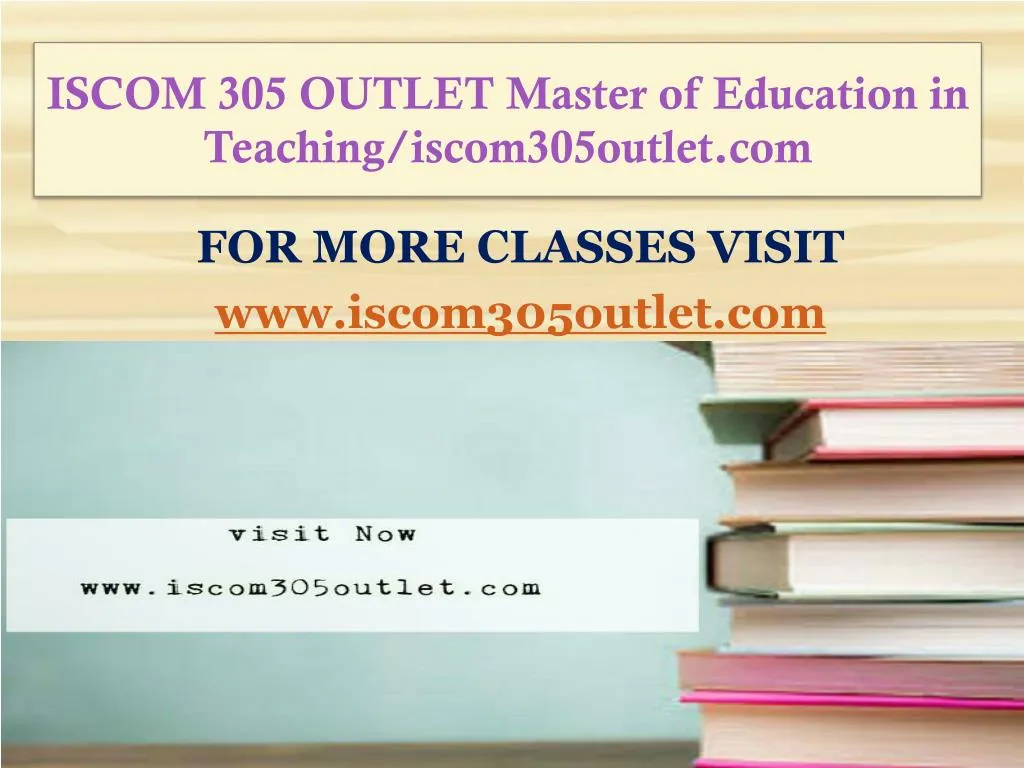 iscom 305 outlet master of education in teaching iscom305outlet com