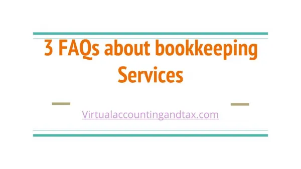 Bookkeeping services | virtual accounting and tax