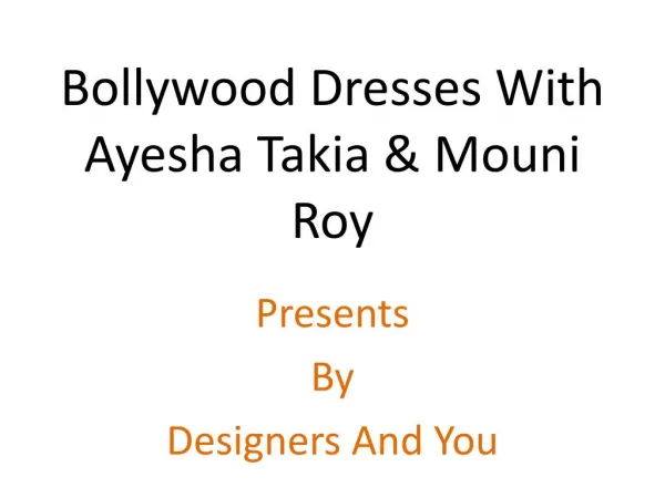 Bollywood Heroine Mouni Roy & Ayesha Takia Style Designer Anarkali Salwar Kameez Dress/Gown Fashion