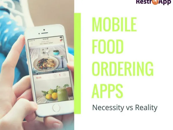 Mobile Food Ordering App