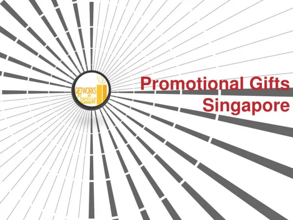 Promotional Gifts Singapore