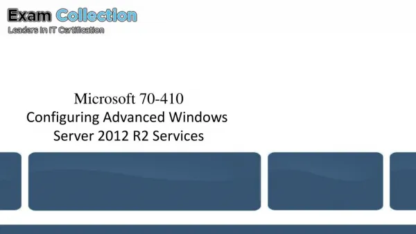 New Microsoft 70-412 Exam VCE Updated Questions PDF Test Engine