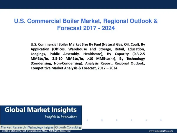PPT for U.S. Commercial Boiler Market Latest trends, 2017