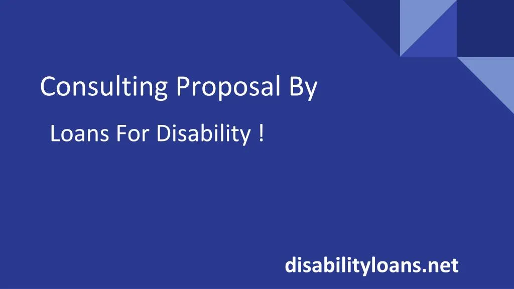 consulting proposal by