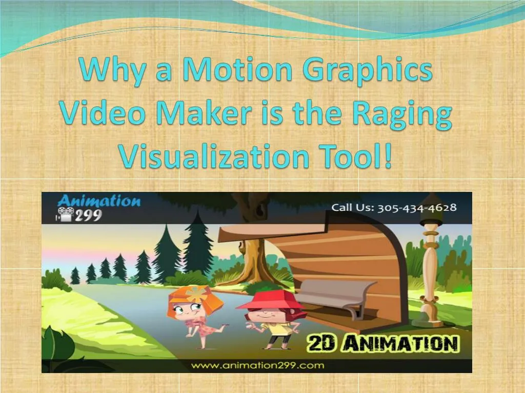 why a motion graphics video maker is the raging visualization tool
