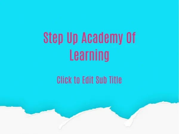 Step Up Academy Of Learning