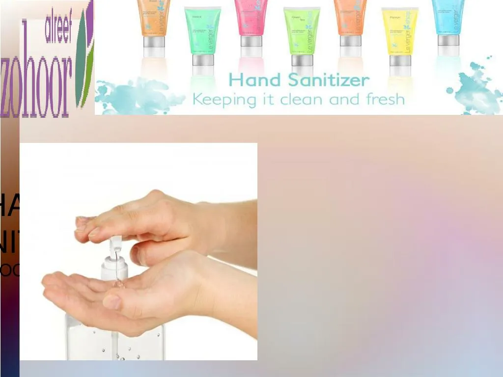 hand sanitizer by zohoor alreef