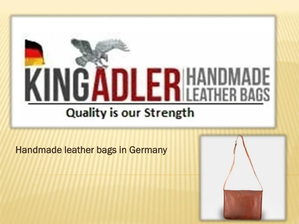 handmade leather bags in germany