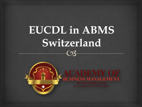 EUCDL in ABMS Switzerland