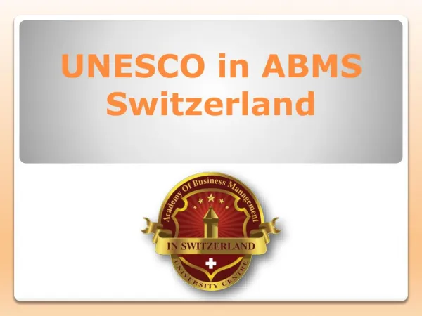 UNESCO in ABMS Switzerland