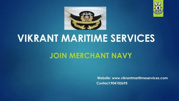 Join Merchant Navy after 10th, 12th