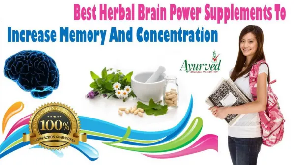 Best Herbal Brain Power Supplements To Increase Memory And Concentration