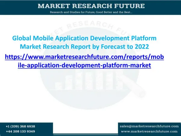 Mobile Application Development Platform Market