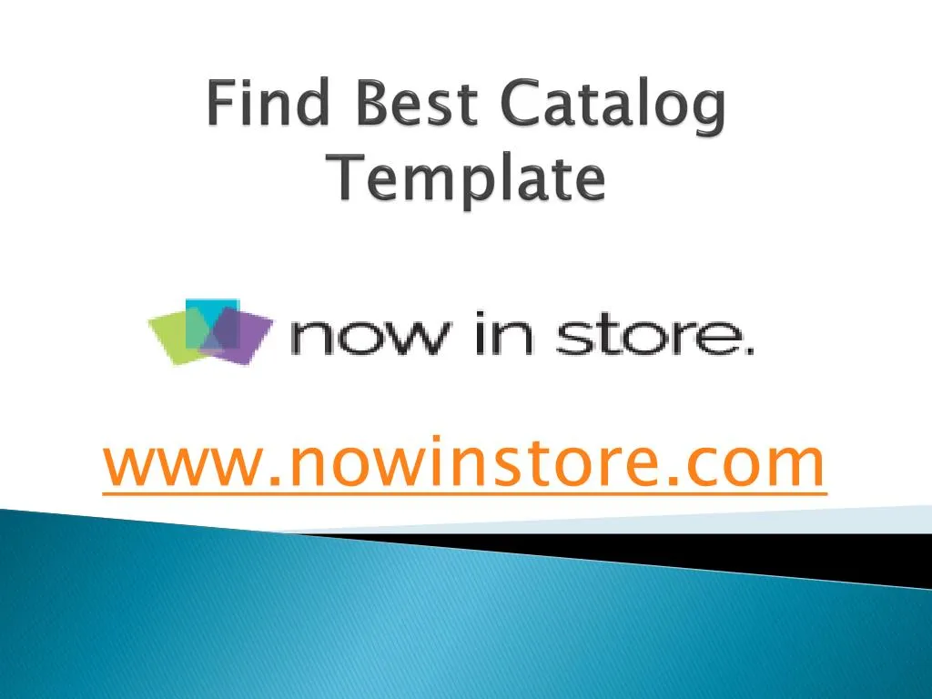 find best catalog template