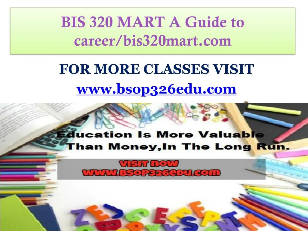 bis 320 mart a guide to career bis320mart com