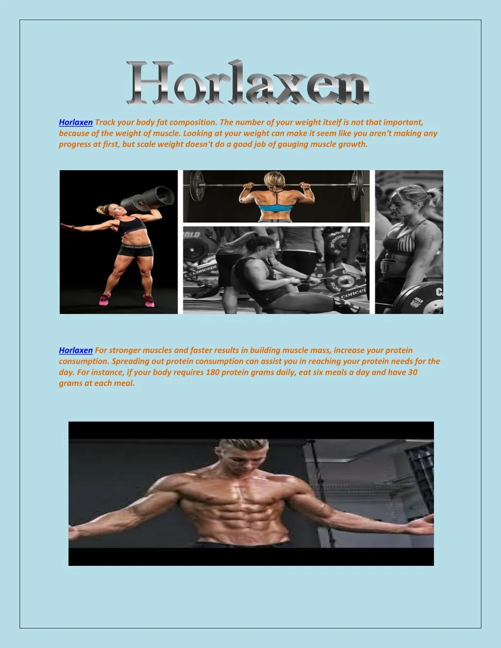 horlaxen track your body fat composition