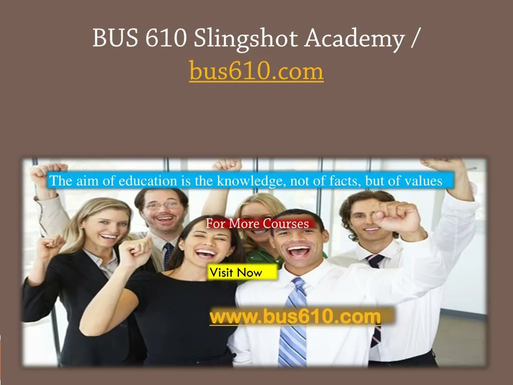 bus 610 slingshot academy bus610 com