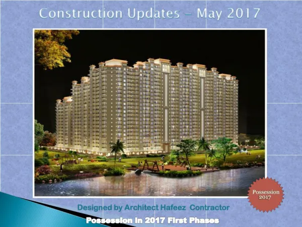Casa Greens1- Construction Updates May 2017