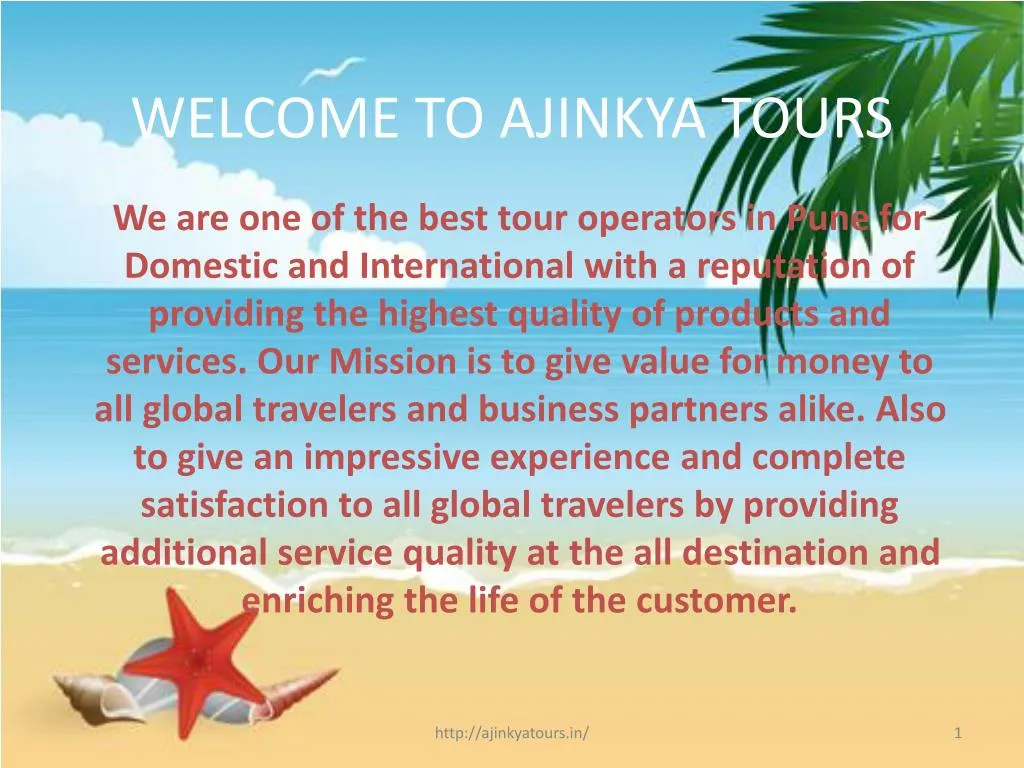 welcome to ajinkya tours