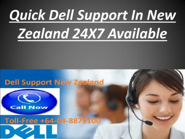 Quick Dell Support In New Zealand 24X7 Available