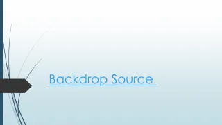 Backdrops - slide 1
