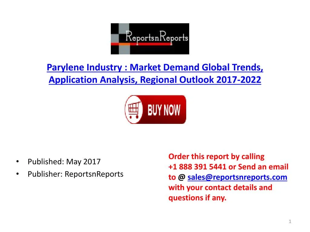 parylene industry market demand global trends
