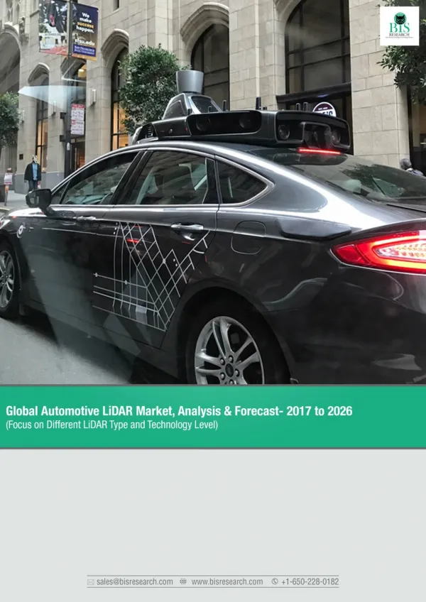 Global Automotive LiDAR Market Research 2017-2026