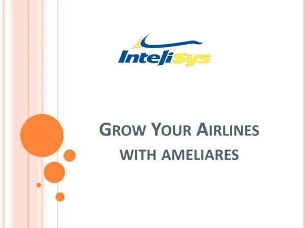 Grow Your Airline Business with ameliaRES