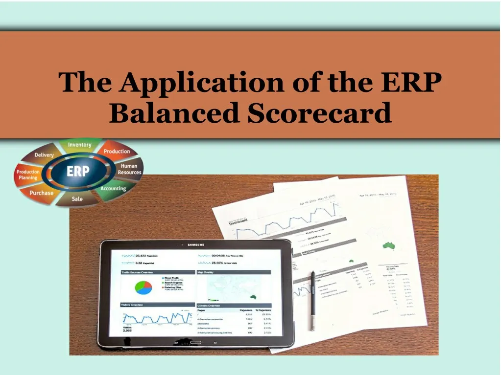 the application of the erp balanced scorecard