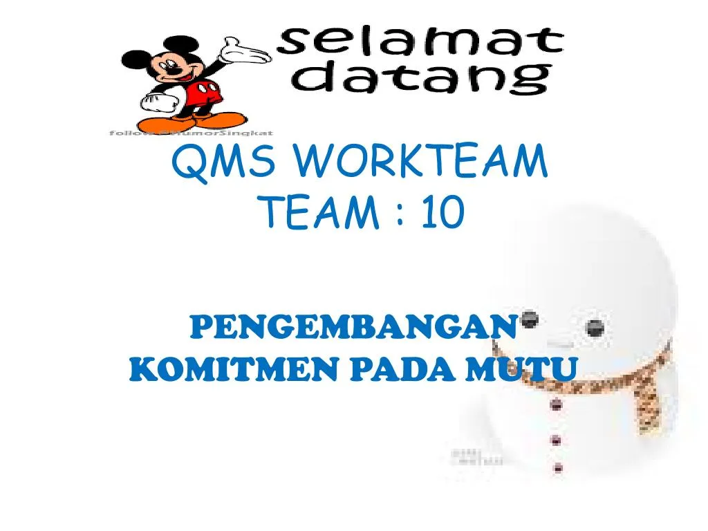 qms workteam team 10