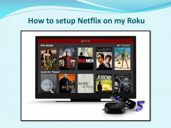How to setup Netflix on my Roku