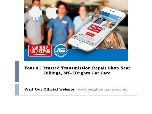 Your #1 Trusted Transmission Repair Shop near Billings, MT