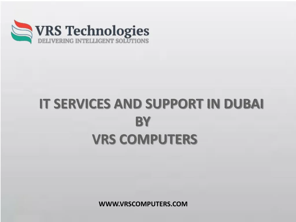 it services and support in dubai by vrs computers