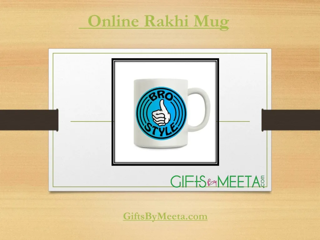 online rakhi mug