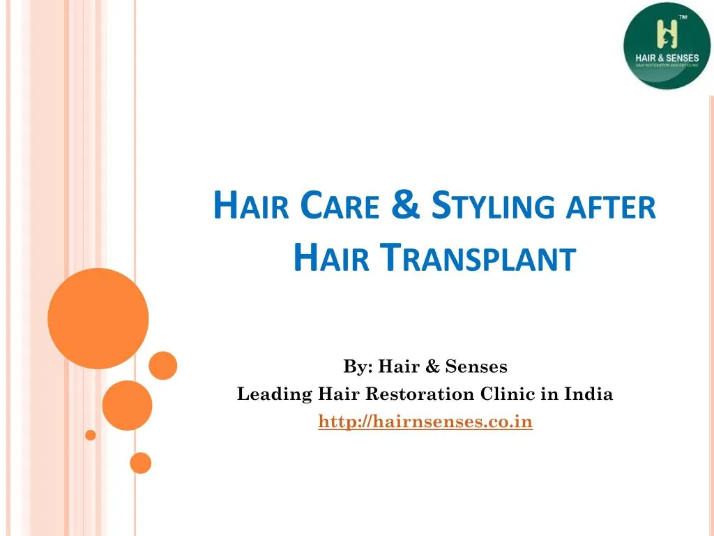 hair care styling after hair transplant